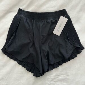 Marika Pleated running shorts